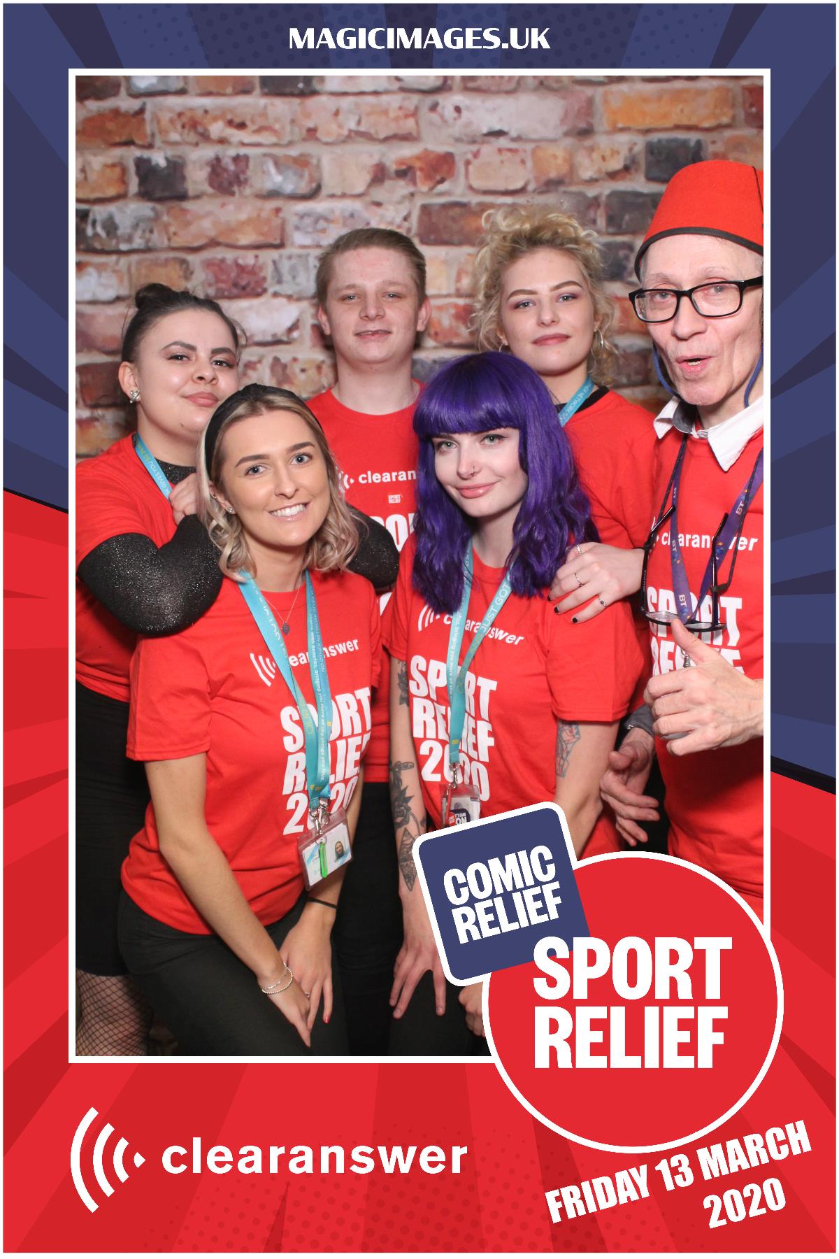 Clear Answer Sport Relief | View more photos from the event at gallery.magicimages.uk/u/MagicImages/Clear-Answer-Sport-Relief